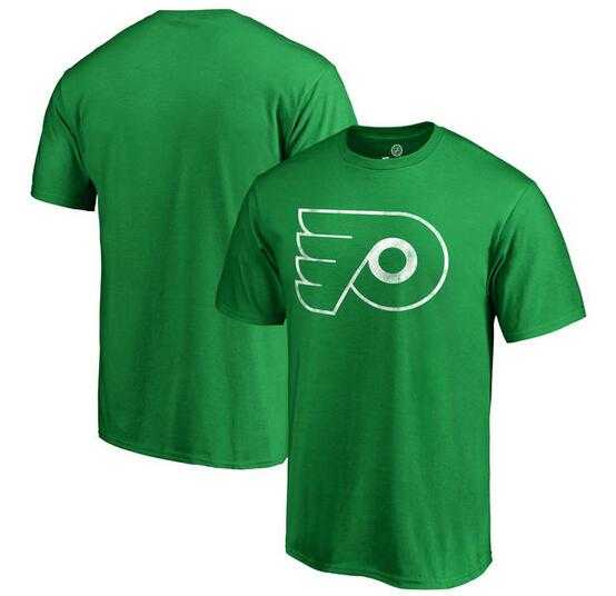Men's Philadelphia Flyers Fanatics Branded St. Patrick's Day White Logo T-Shirt Kelly Green FengYun,We sell and wholesale Men's Philadelphia Flyers Fanatics Branded St. Patrick's Day White Logo T-Shirt Kelly Green FengYun on line form chian!